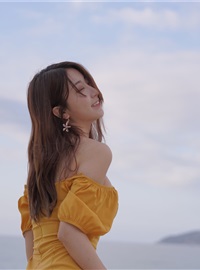 黑川 - NO.070 海岛之旅真爱版-黄色连衣裙(11)